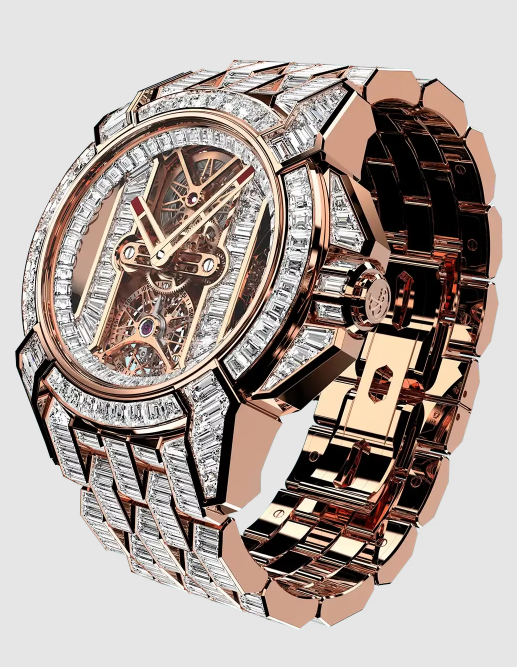Jacob & Co epic x tourbillon ROSE GOLD Replica Watch EX520.43.BD.AA.B40BD (image for) Jacob & Co epic x tourbillon ROSE GOLD Replica Watch EX520.43.BD.AA.B40BD